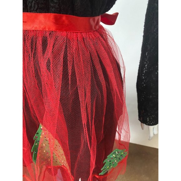 Vintage Handmade Holiday Apron - Picture 6 of 7